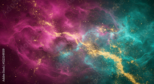 Liquid abstract background with vibrant colors