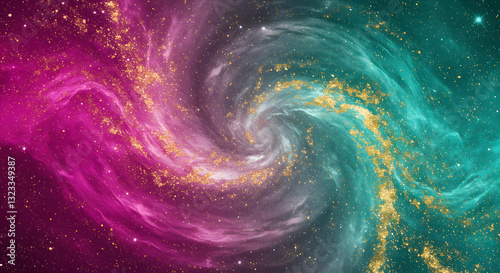 Liquid abstract background with vibrant colors