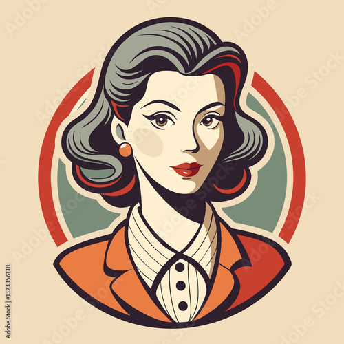 Timeless Beauty: A Vintage Woman’s Charm