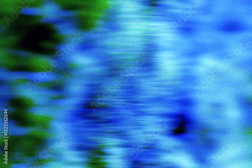 Abstract gradient background with grainy noisy texture. Distorted colorful overlay backdrop with motion blur composition. Poster, banner, presentation design