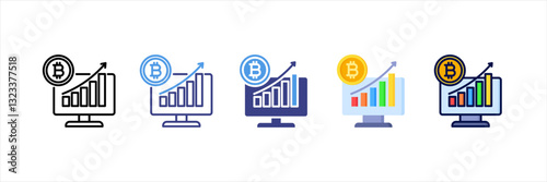 Growth Multi Style Icon Set