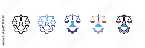 Ethics Multi Style Icon Set