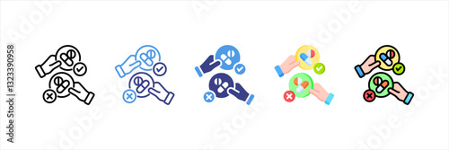 Placebo Effect Multi Style Icon Set