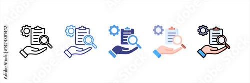 Case Control Multi Style Icon Set