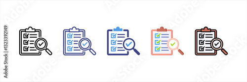 Validity Multi Style Icon Set