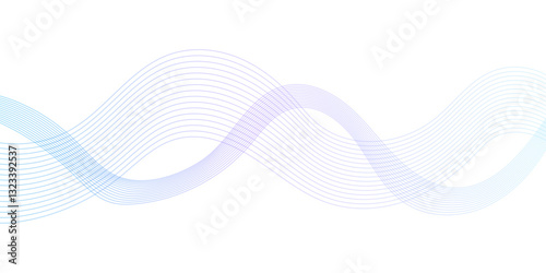 abstract wave element for design pink and white. Design template for cover, business. Abstract dynamic color lines, waves. Vector geometric backgrounds.
