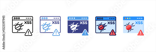 Cross-Site Scripting(Xss) Multi Style Icon Set