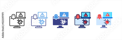 Vulnerability Multi Style Icon Set