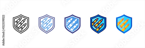 Cyber Espionage Multi Style Icon Set