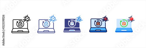Penetration Testing Multi Style Icon Set