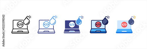 Logic Bomb Multi Style Icon Set