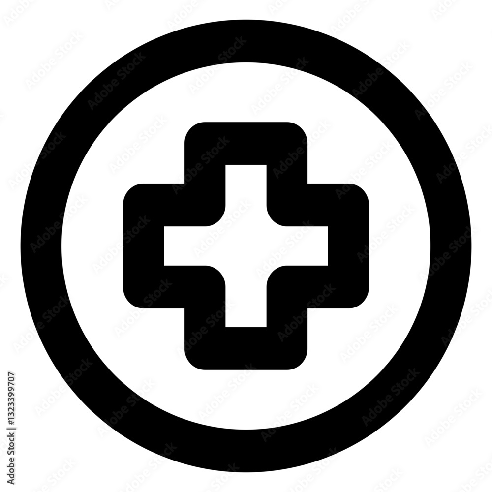 Fototapeta premium medical regular icon