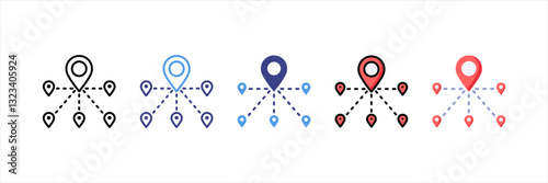 Mobility Multi Style Icon Set