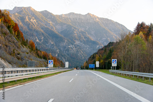 Autobahn 95 in South Germany