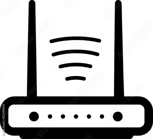 Wireless Router Icon: Seamless Connectivity for Modern Networks