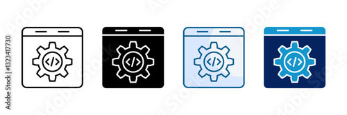 Build Icon Set Multiple Style Collection