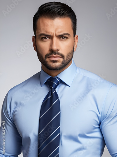 Tough Guy in Tie-up, Ready for Action