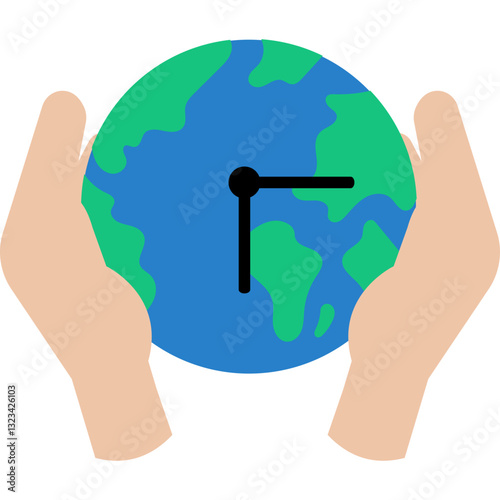 Earth Hour Illustration