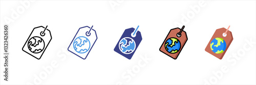 Label Multi Style Icon Set