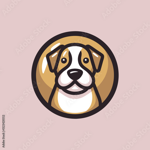 vector illustration of a dog