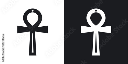 Ankh icons pack in solid style