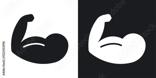 Arm icons pack in solid style