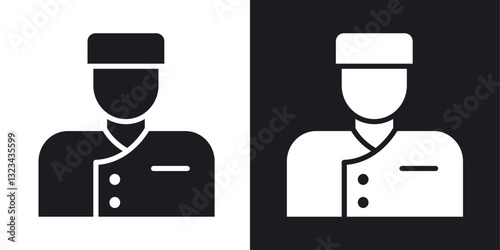 Concierge icons pack in solid style