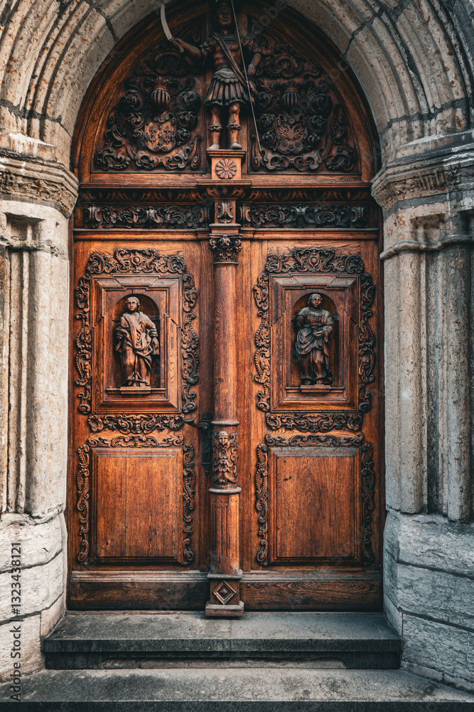 old wooden door old wooden door