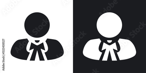 Lawyer icons pack in solid style