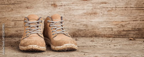 Muddy sneakers showcase grit inherent in sports, highlighting journey and adventure of outdoor activities. These shoes tell story of exploration and resilience