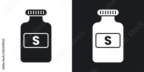 Solvent icons pack in solid style