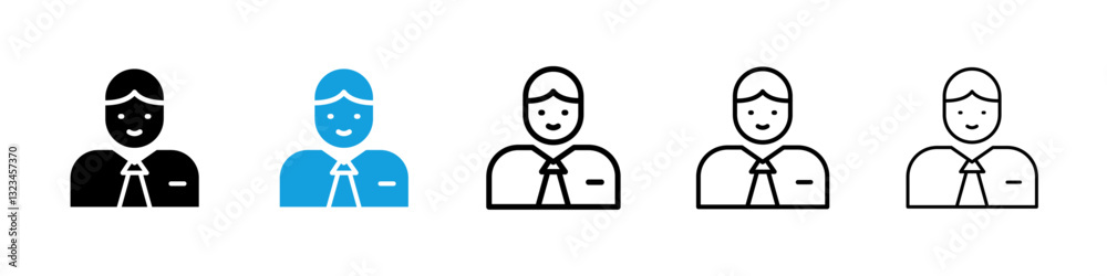 Cashier icons vector set for web designs Cashier icons vector set for web designs