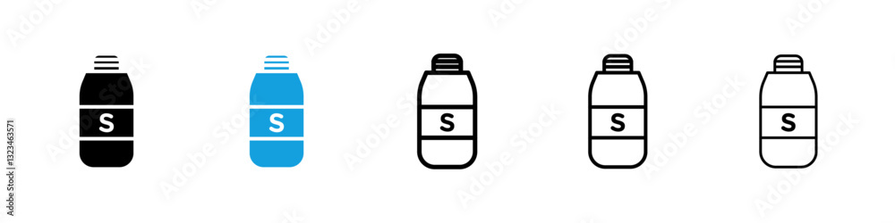 Solvent icons vector set for web designs Solvent icons vector set for web designs