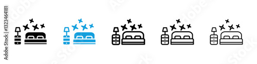 Tomography icons vector set for web designs