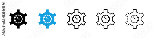 Trendy icons vector set for web designs
