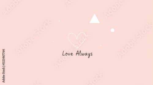 Unique Professional Professional Exclusive High-Quality Artistic Creative Creative Stunning Artistic - Strong moody style. Muted pastel pink background with white and soft gold abstract geometric shap