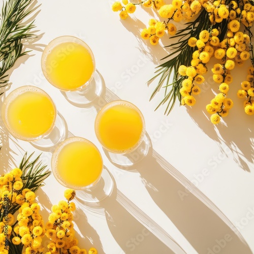 Mimosa Cocktails Sunny Recipe  Spring Vibes