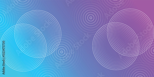 blue and pink gradient geometric shape background