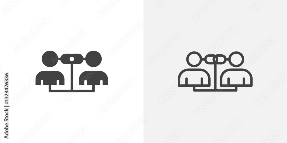 Affiliate link iconsin filled and outline versions for ui designs Affiliate link iconsin filled and outline versions for ui designs