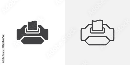 Baby wipe icons in filled and outline versions for ui designs