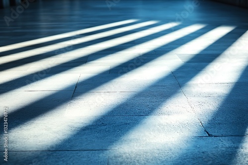 Striking pattern of light and shadow across the stone surface