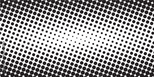 grunge Halftone white and black dots pattern and black gradient grunge texture background. Dotted line comic sport style vector illustration