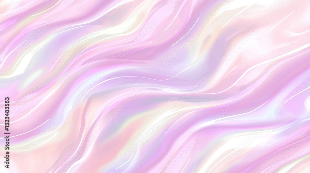 Fototapeta premium Soft Pastel Fluid Wave Background for Abstract Art Designs