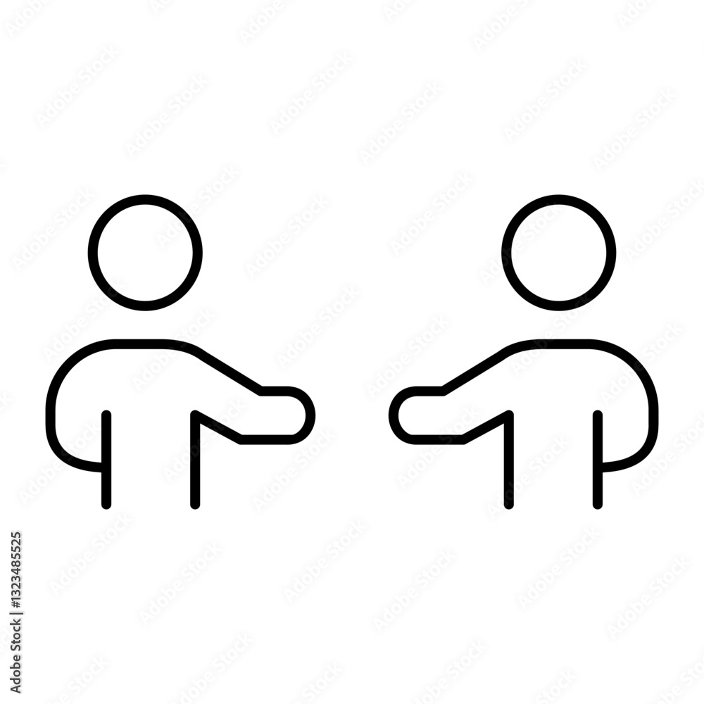 Obraz premium Team vector icon. Teamwork illustration sign. Development symbol. Progress logo. 