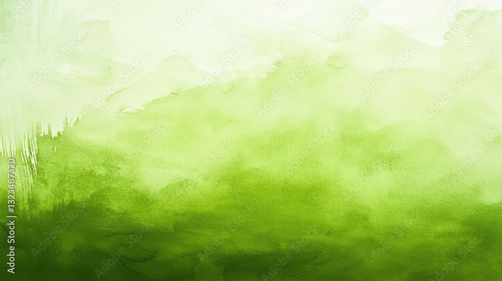 Fototapeta premium Soft Green Abstract Background with Subtle Brush Strokes Texture