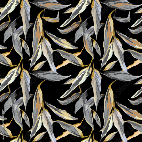 seamless pattern of colorful flowers