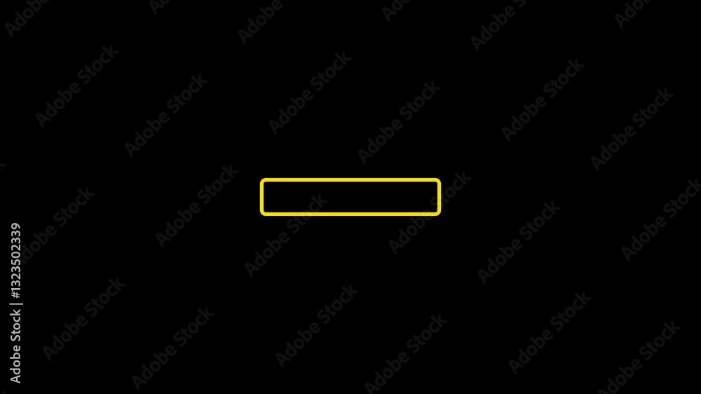 Simple line stroke animation for motion graphics title and pop up source with 4k transparant video footage