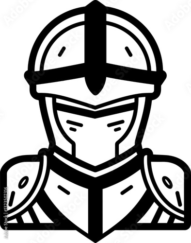 Medieval Knight Armor Icon: A Symbol of Strength and Protection