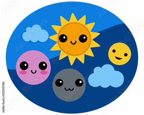 sun and clouds