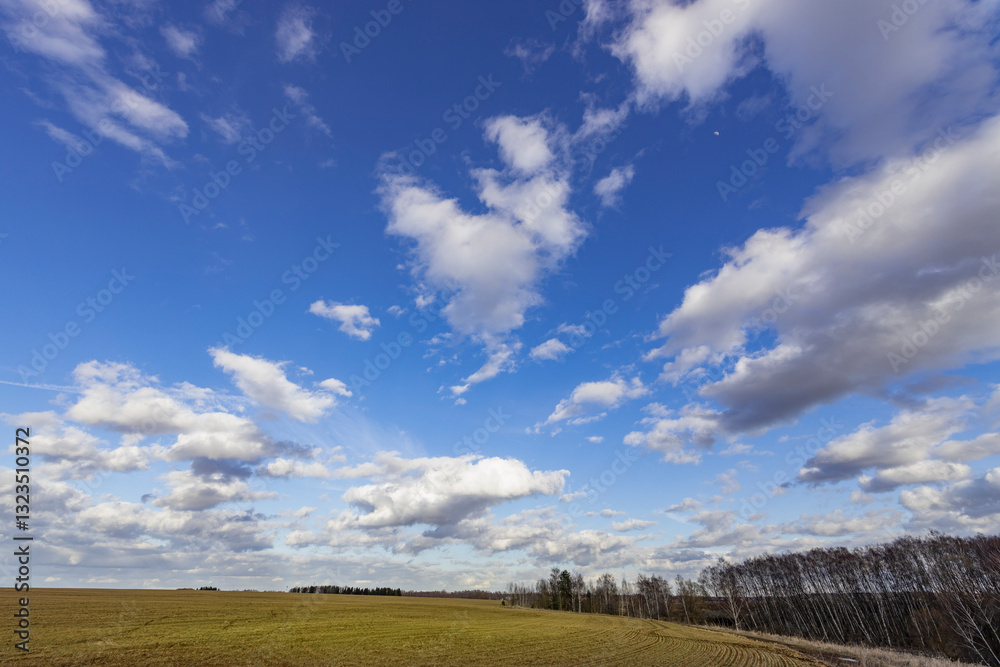 Obraz premium blue sky and clouds